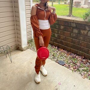 Cold shoulder 2 piece set